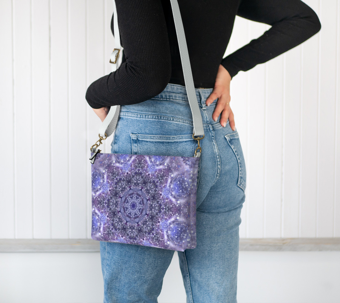 Katerina's Lilac Desires Vegan Leather Crossbody Purse