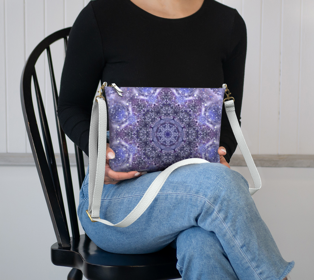 Katerina's Lilac Desires Vegan Leather Crossbody Purse