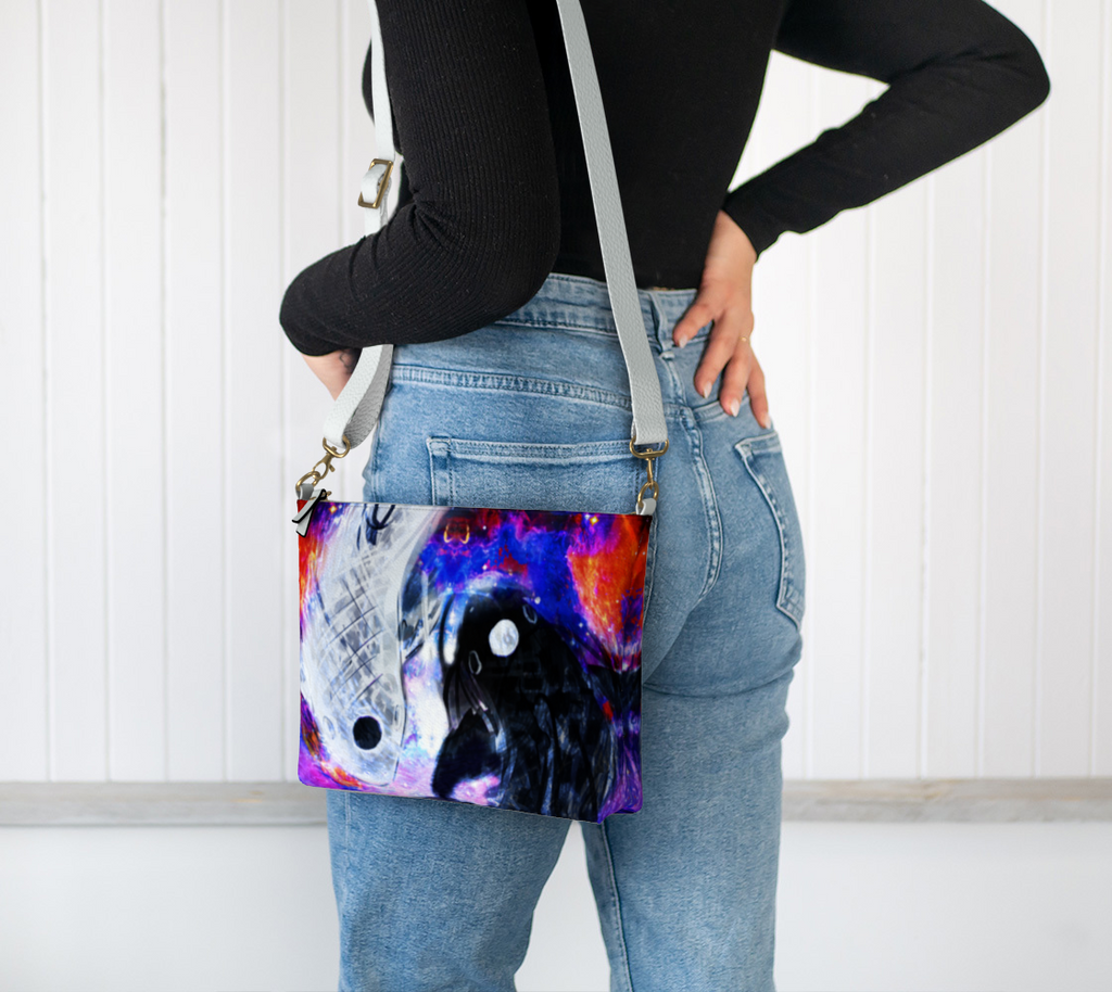 Katerina's Cassandra Desires Koi Dreams Vegan Leather Crossbody Purse
