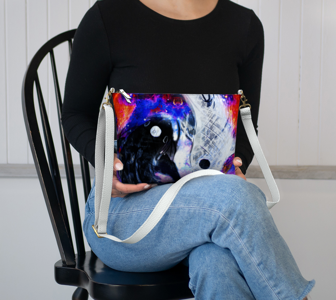 Katerina's Cassandra Desires Koi Dreams Vegan Leather Crossbody Purse