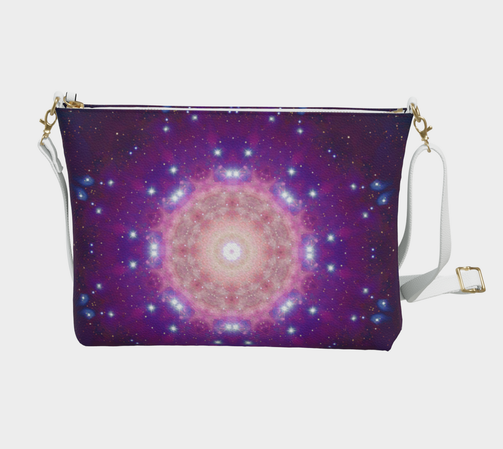 Katerina's Amethyst Desires Vegan Leather Crossbody Purse