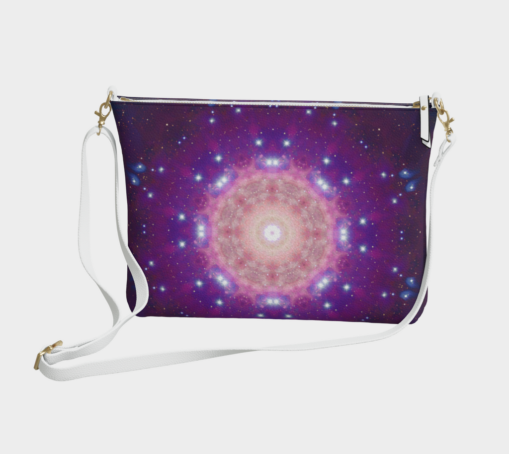 Katerina's Amethyst Desires Vegan Leather Crossbody Purse