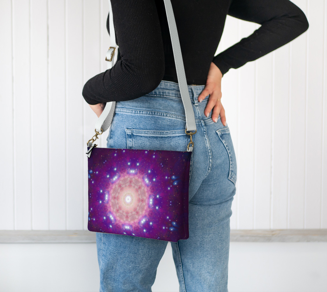 Katerina's Amethyst Desires Vegan Leather Crossbody Purse