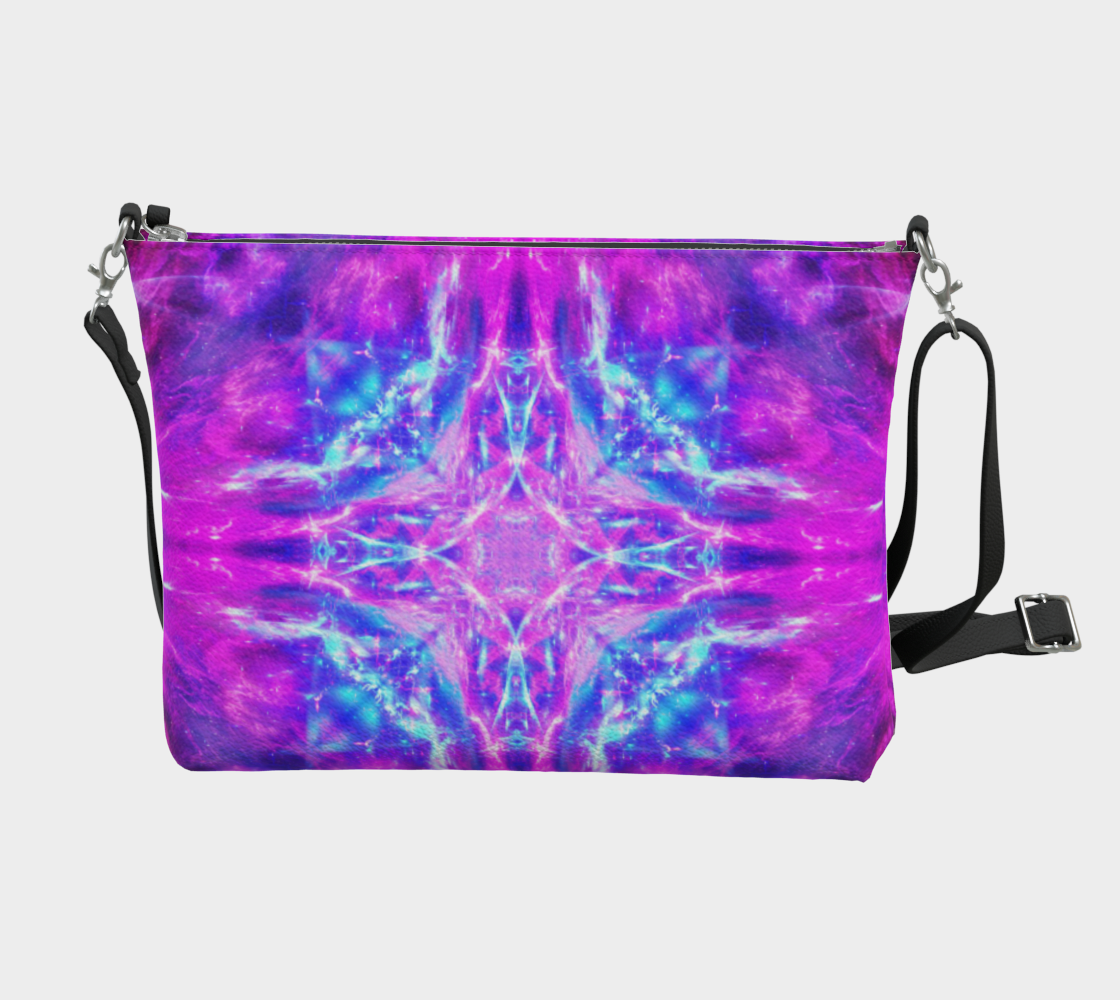 Katerina's Amethyst Desires Vegan Leather Crossbody Purse