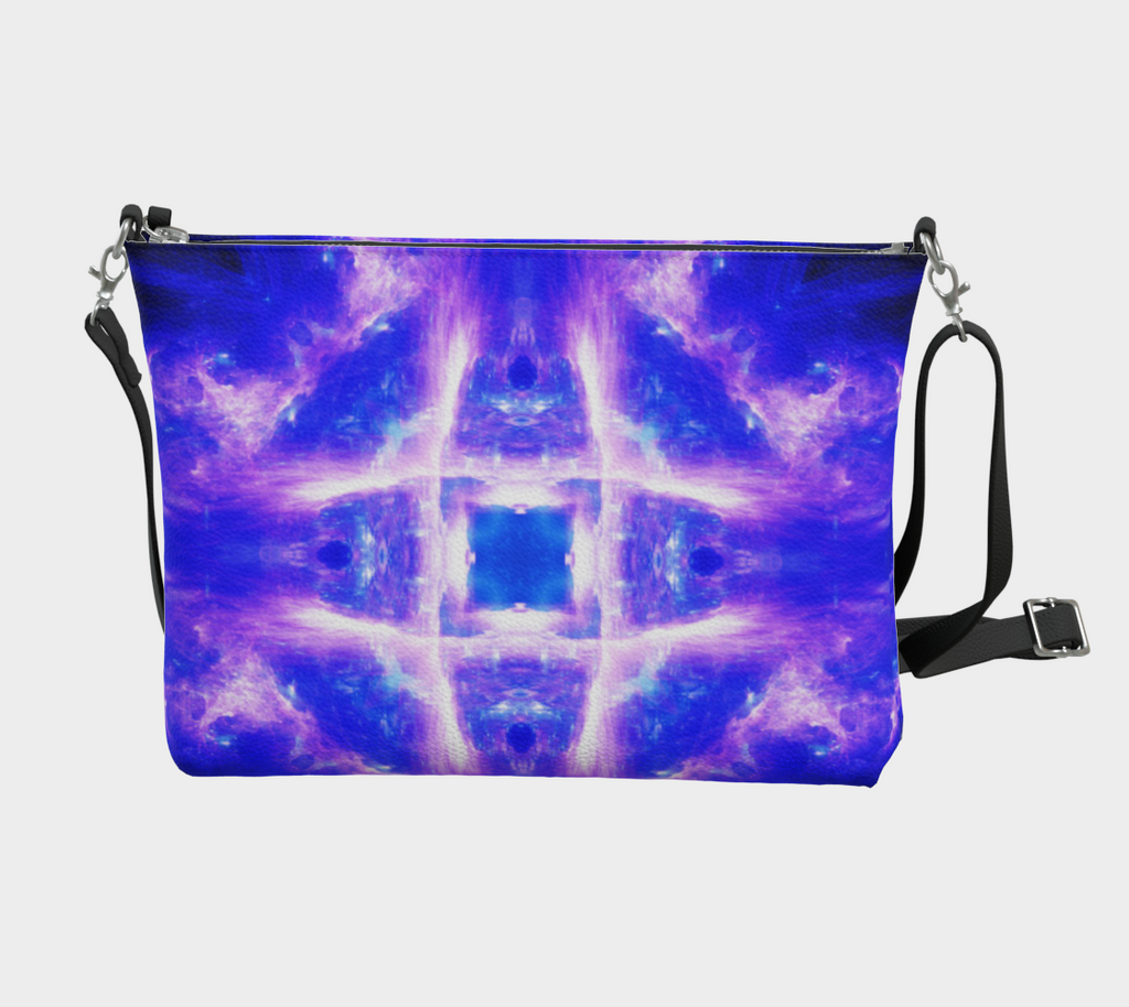 Katerina's Amethyst Sapphire Desires Vegan Leather Crossbody Purse