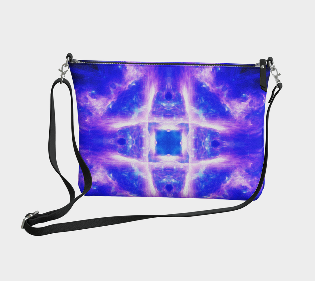 Katerina's Amethyst Sapphire Desires Vegan Leather Crossbody Purse