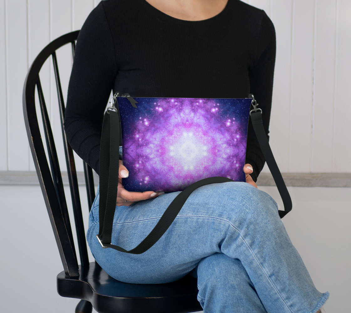Katerina's Twin Flame Desires Vegan Leather Crossbody Purse