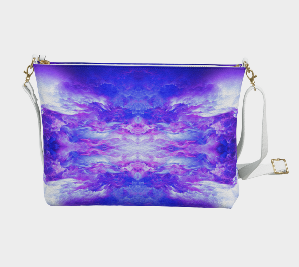 Katerina's Periwinkle Desires Vegan Leather Crossbody Purse