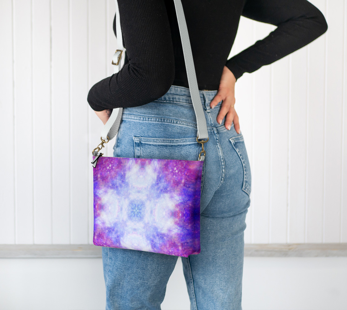 Katerina's Rainbow Universe Desires Vegan Leather Crossbody Purse