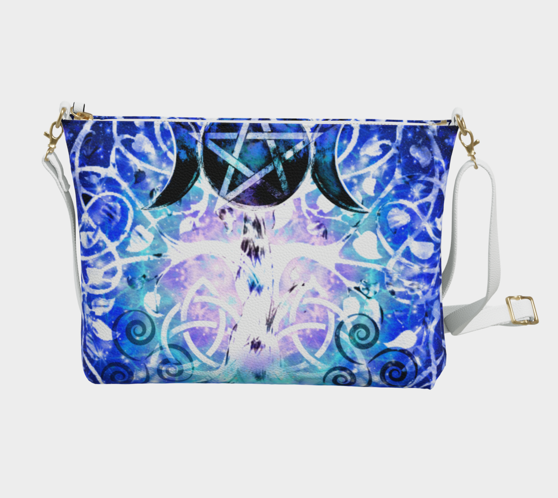 Amen Jin's Katerina's Eros and Psyche Celtic Meditations Vegan Leather Crossbody Purse