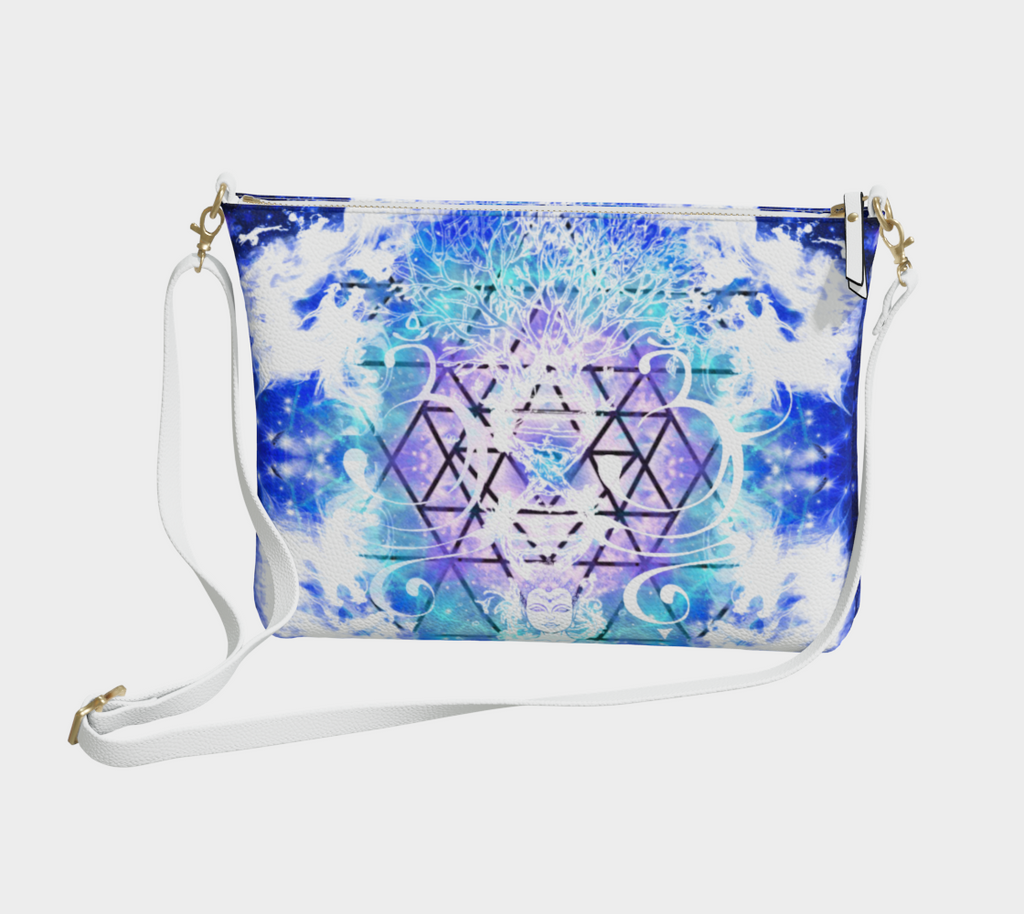 Amen Jin's Katerina's Eros and Psyche Buddha Meditations Vegan Leather Crossbody Purse