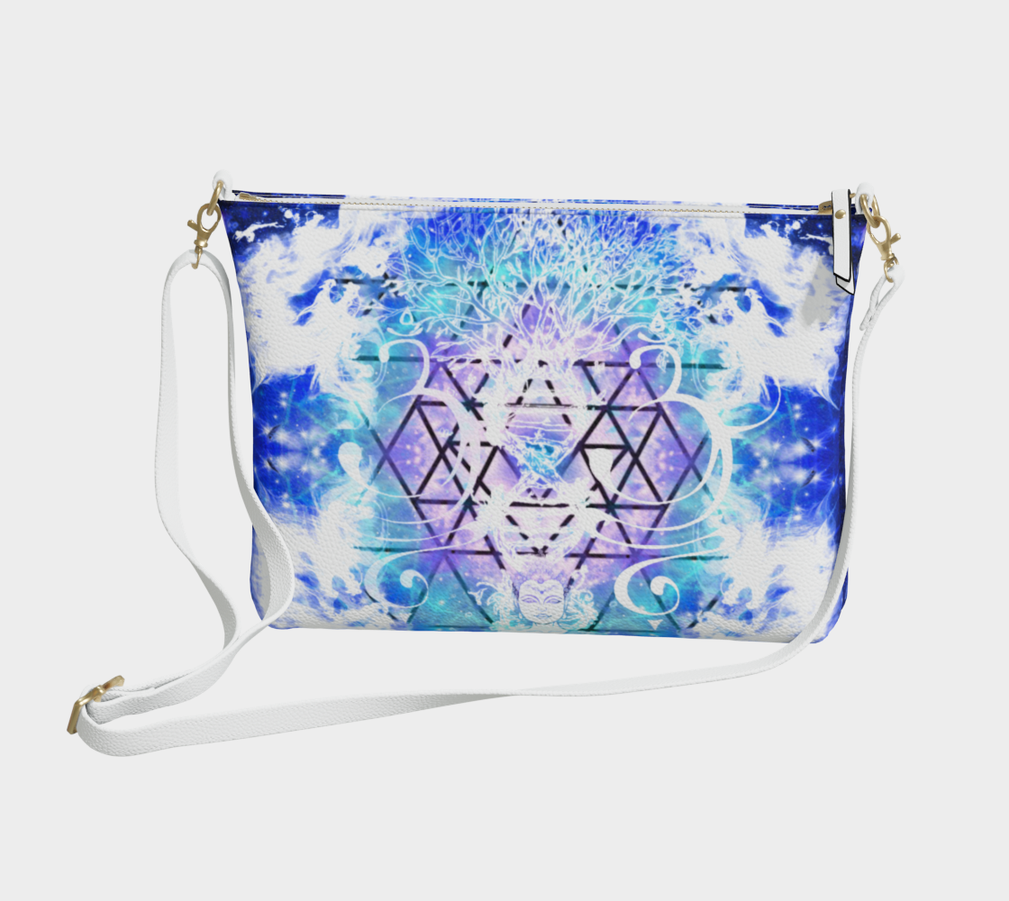 Amen Jin's Katerina's Eros and Psyche Buddha Meditations Vegan Leather Crossbody Purse