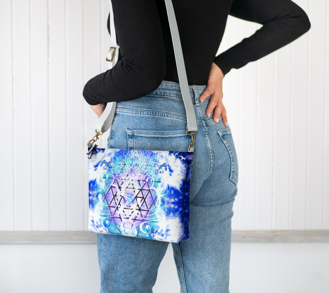 Amen Jin's Katerina's Eros and Psyche Buddha Meditations Vegan Leather Crossbody Purse
