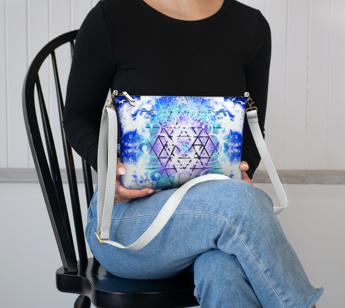 Amen Jin's Katerina's Eros and Psyche Buddha Meditations Vegan Leather Crossbody Purse