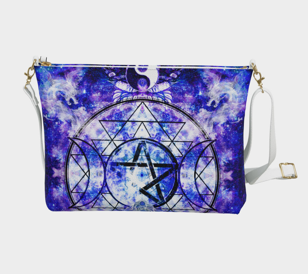 Amen Jin's Katerina's Dracularian Dragoness Magickal Awakening Meditations Vegan Leather Crossbody Purse