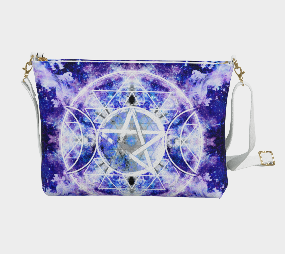 Amen Jin's Katerina's Dracularian Dragoness Triple Goddess Meditations Vegan Leather Crossbody Purse