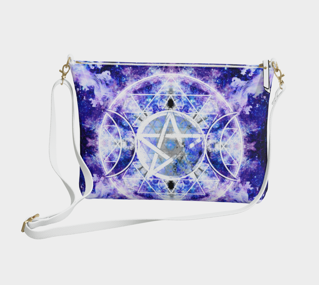 Amen Jin's Katerina's Dracularian Dragoness Triple Goddess Meditations Vegan Leather Crossbody Purse