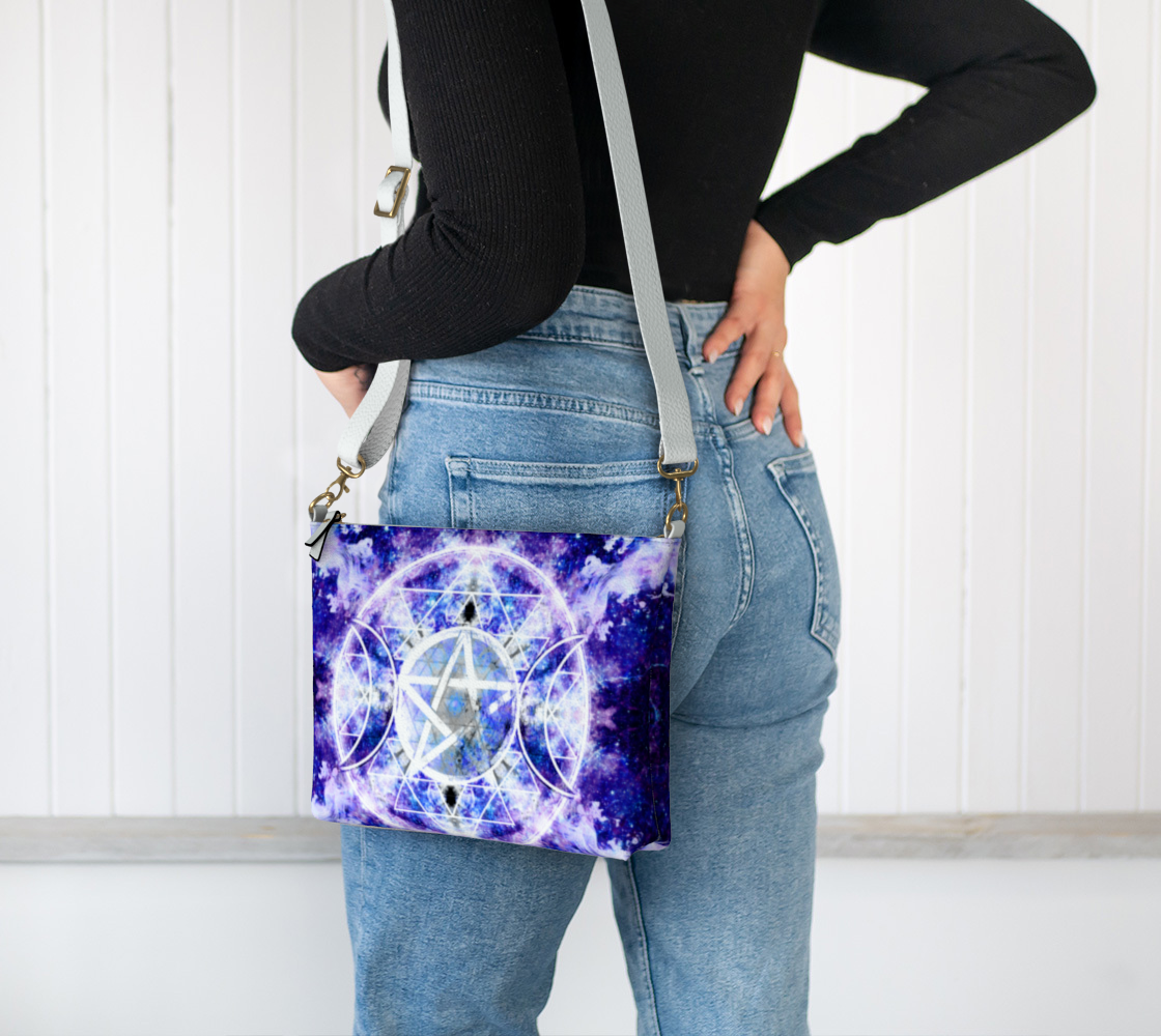 Amen Jin's Katerina's Dracularian Dragoness Triple Goddess Meditations Vegan Leather Crossbody Purse