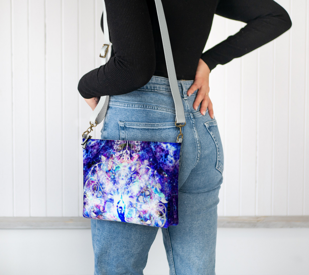 Amen Jin's Katerina's Dracularian Dragoness Namaste Meditations Vegan Leather Crossbody Purse