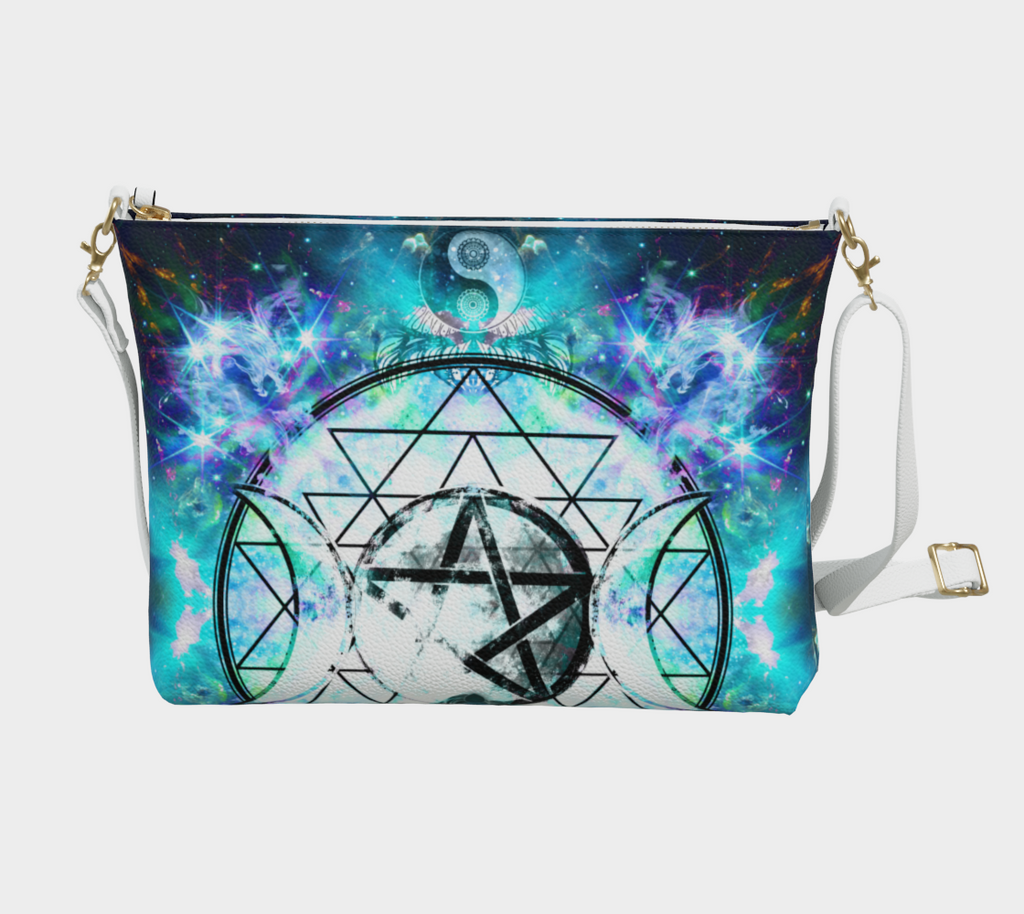 Katerina's Now and Forever Magickal Meditations Vegan Leather Crossbody Purse