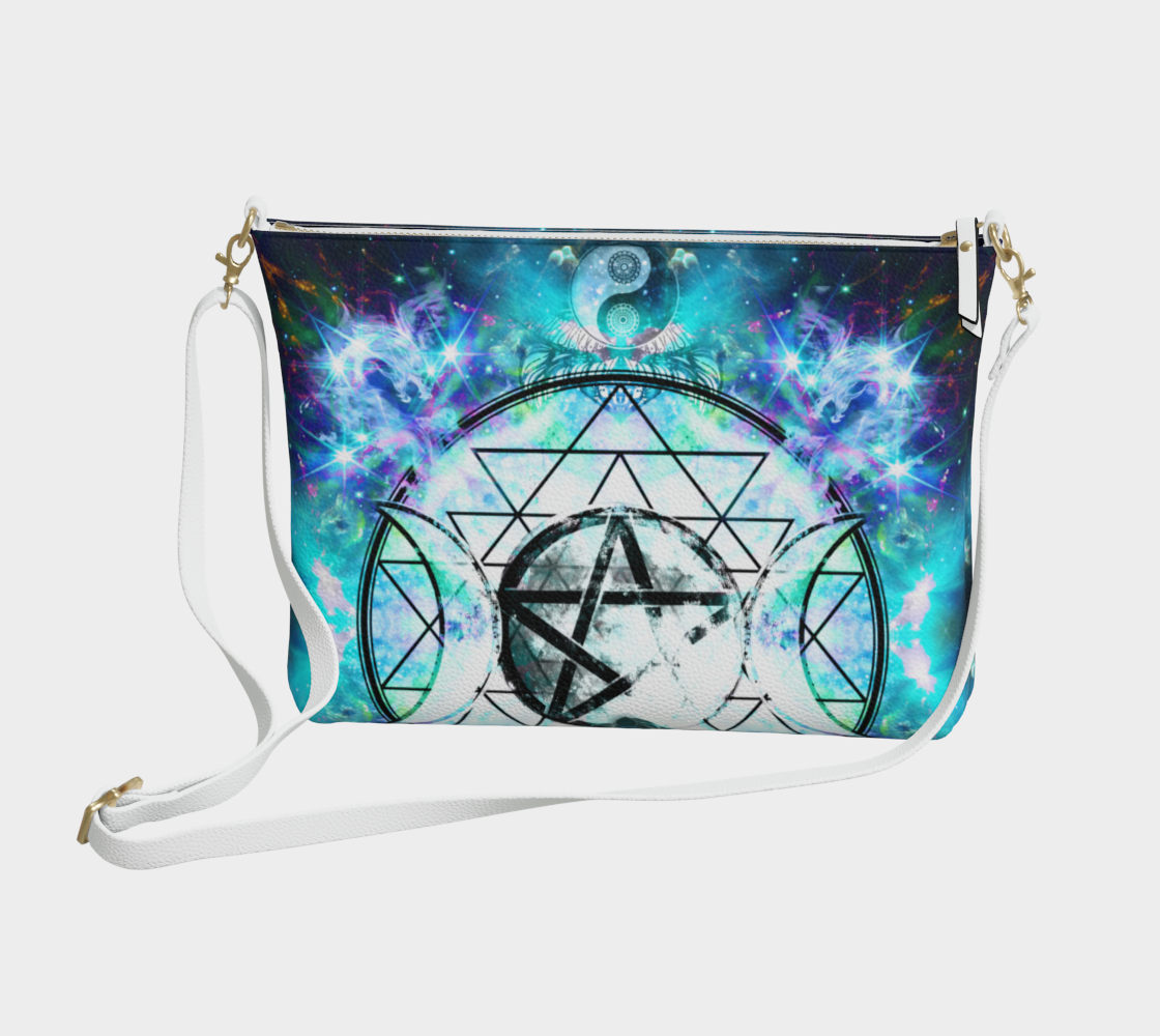 Katerina's Now and Forever Magickal Meditations Vegan Leather Crossbody Purse