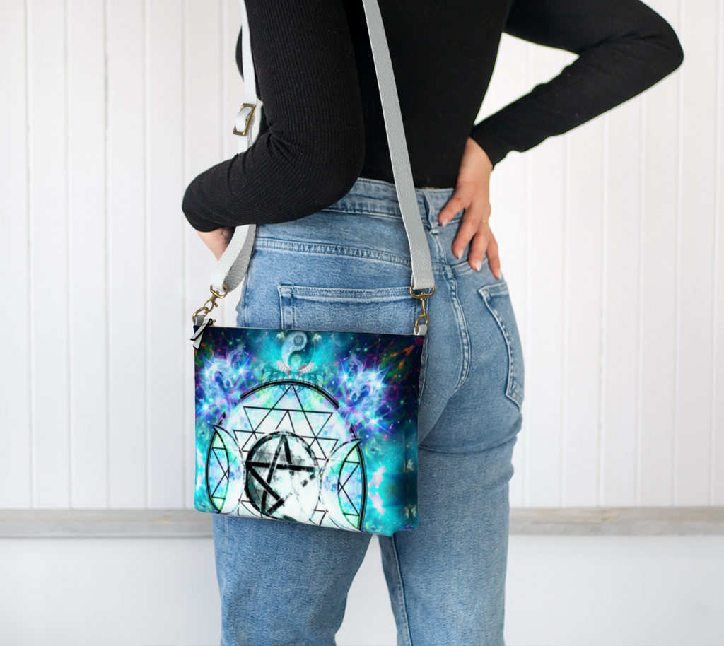 Katerina's Now and Forever Magickal Meditations Vegan Leather Crossbody Purse
