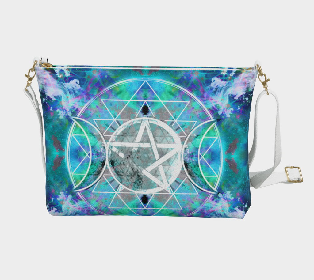 Katerina's Now and Forever Triple Goddess Meditations Vegan Leather Crossbody Purse