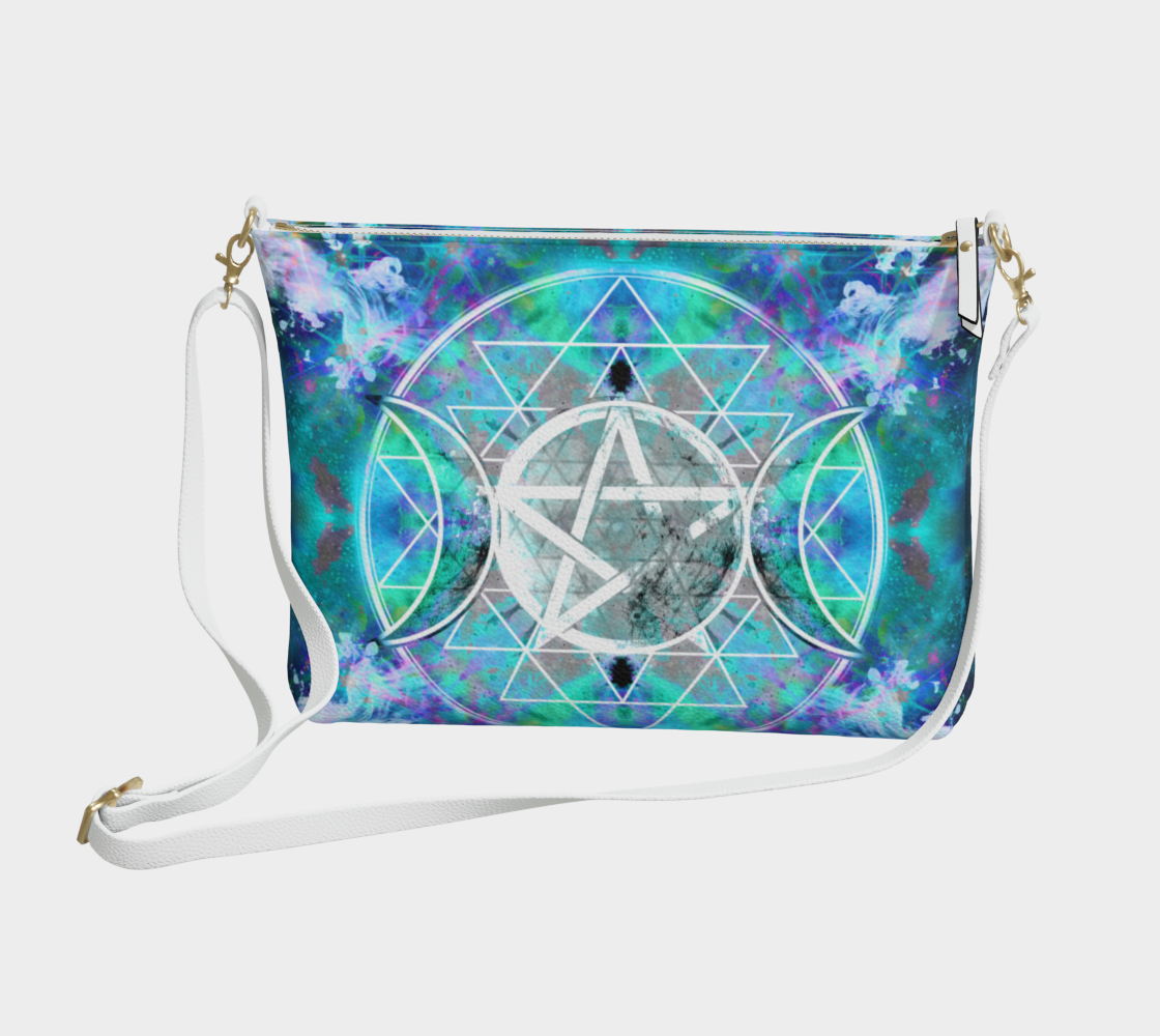 Katerina's Now and Forever Triple Goddess Meditations Vegan Leather Crossbody Purse