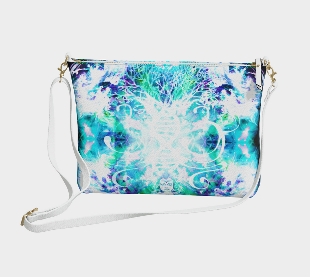 Katerina's Now and Forever Buddha Meditations Vegan Crossbody Purse
