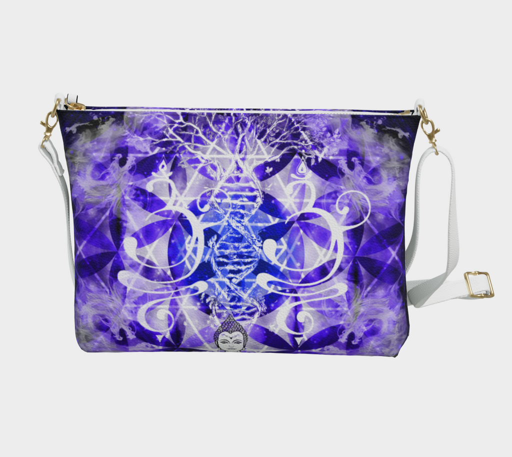 Katerina's We Will Go Home Buddha Meditations Vegan Crossbody Purse