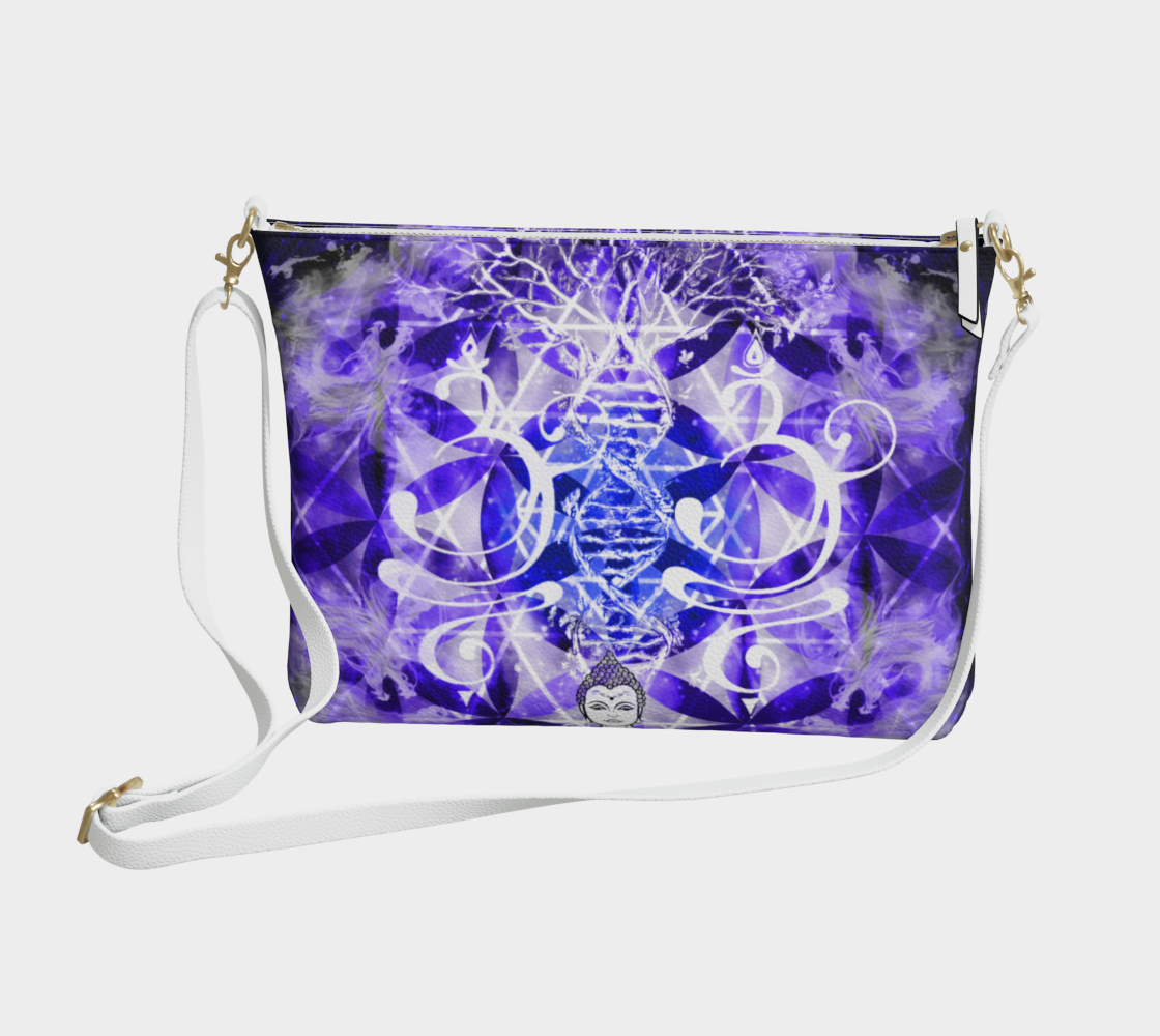 Katerina's We Will Go Home Buddha Meditations Vegan Crossbody Purse