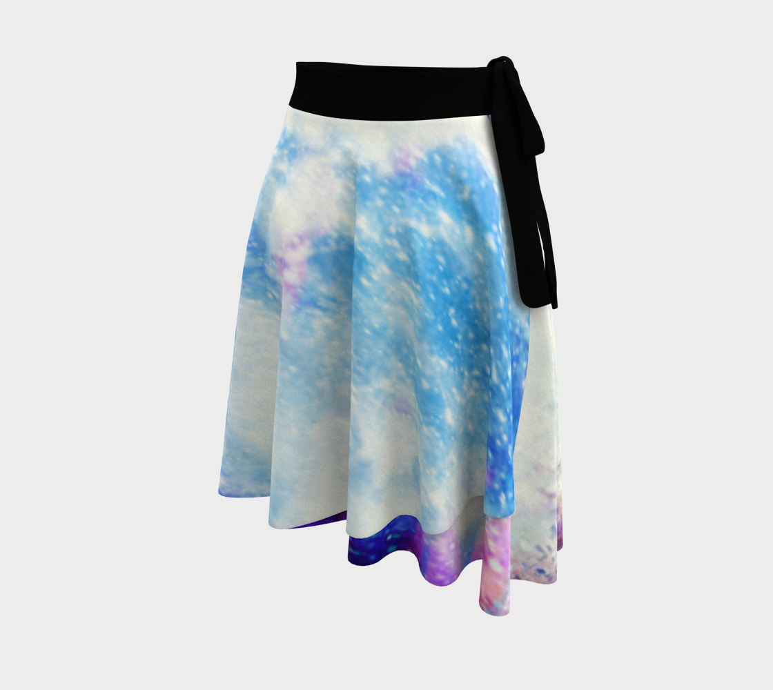 Rainbow Universe Parisian Dreams Wrap Skirt