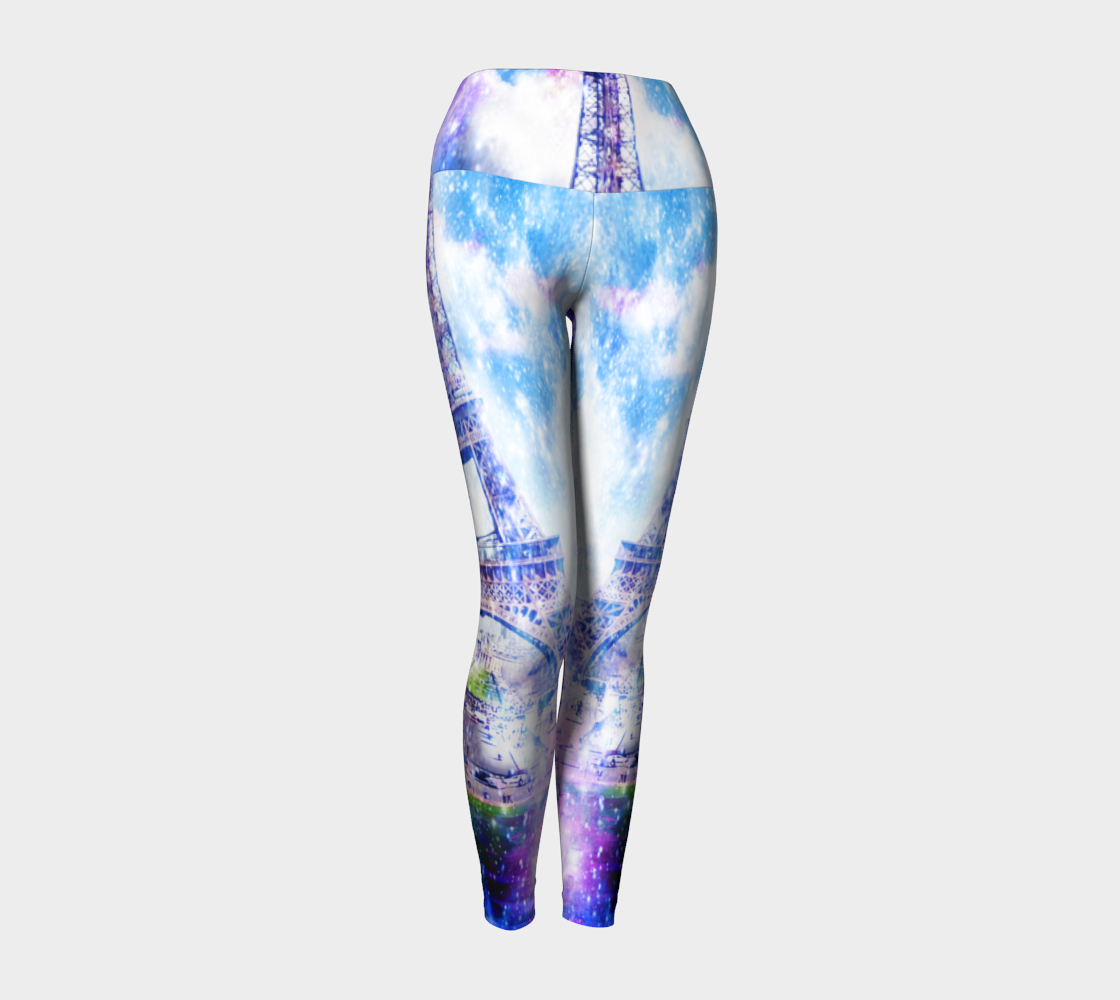 Rainbow Universe Parisian Dreams Yoga Leggings