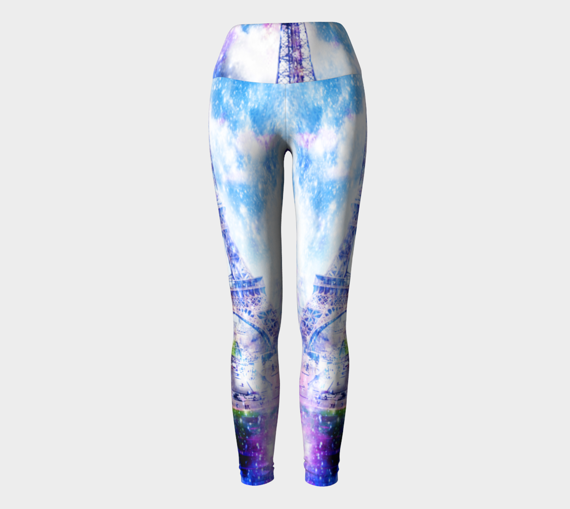 Rainbow Universe Parisian Dreams Yoga Leggings