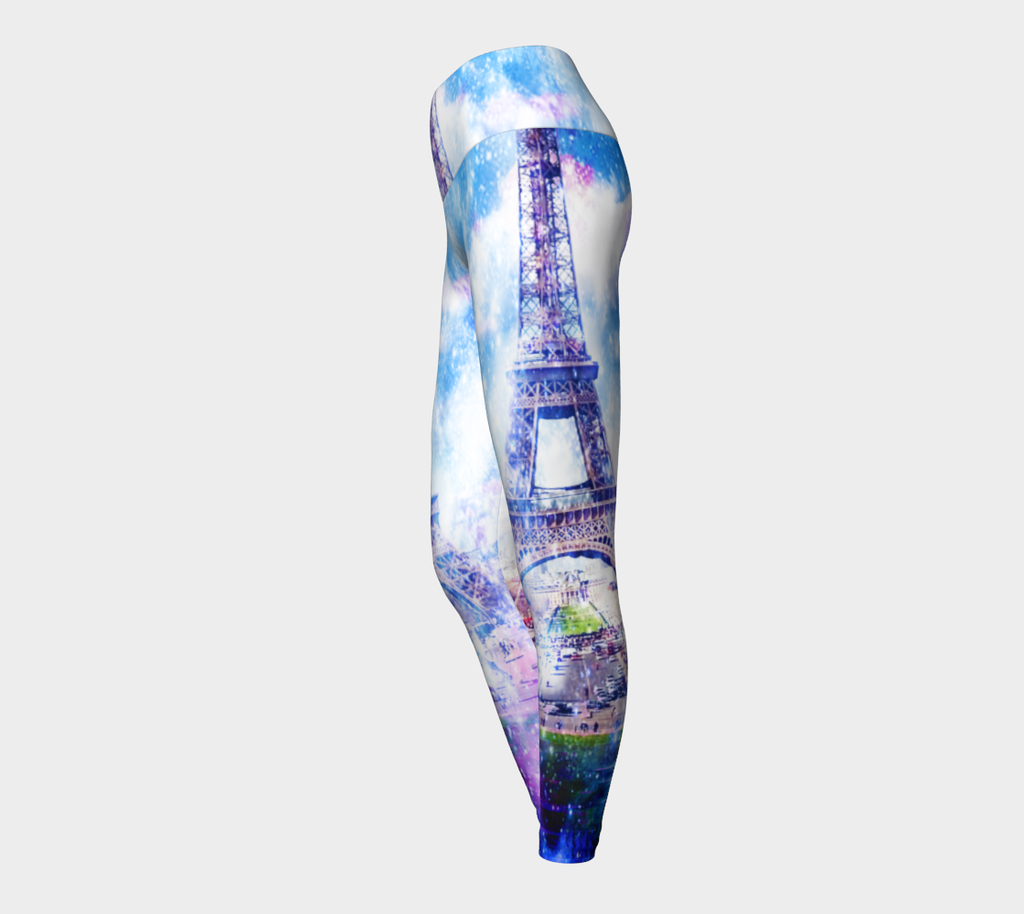 Rainbow Universe Parisian Dreams Yoga Leggings